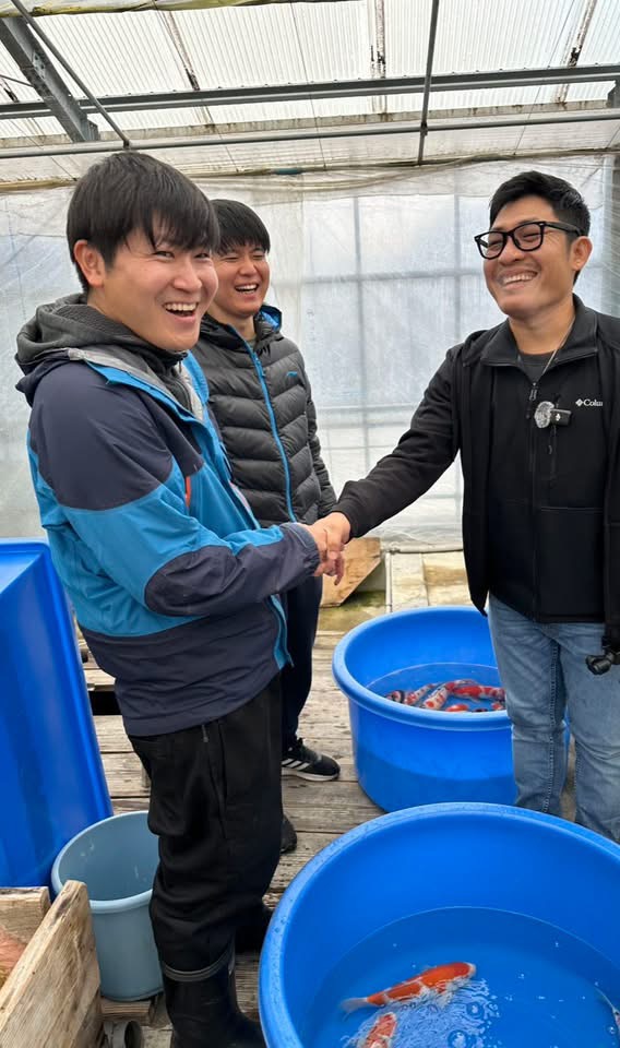 คุณเต้ย Pai Koi Farm จับมือทายาท Takigawa หลังซื้อขายปลาคาร์ฟ